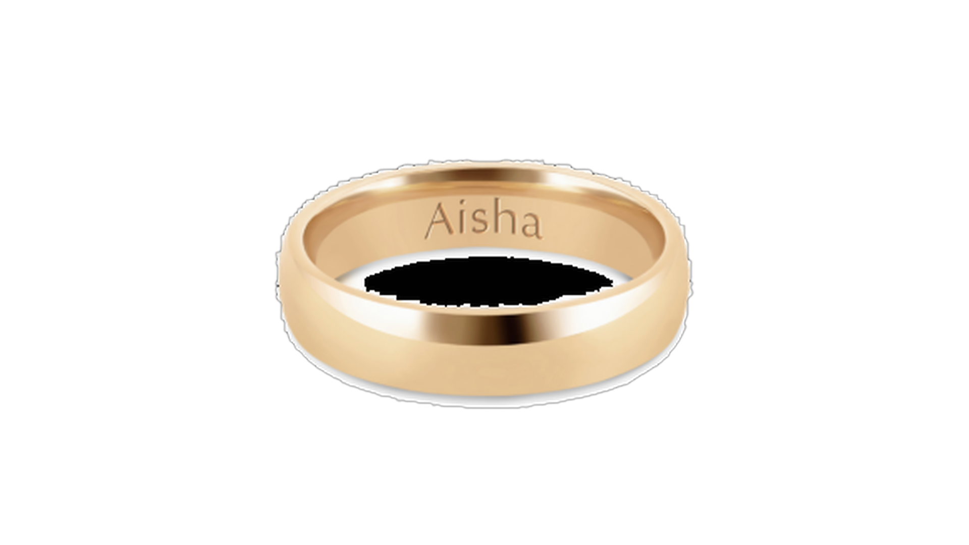 22K Gold Wedding Band | Engravable