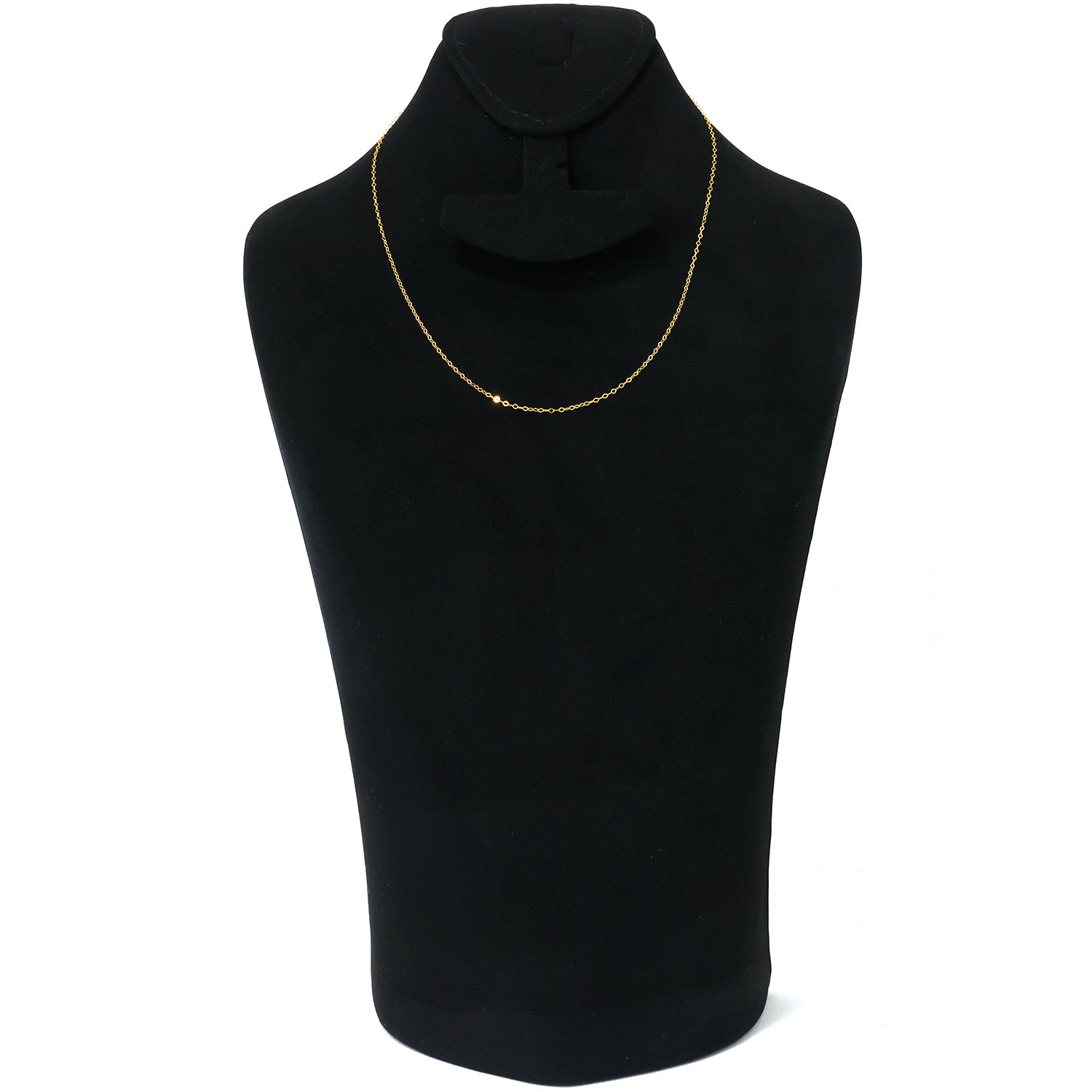 18K Gold Chain – Elongated Oval-Link Chain