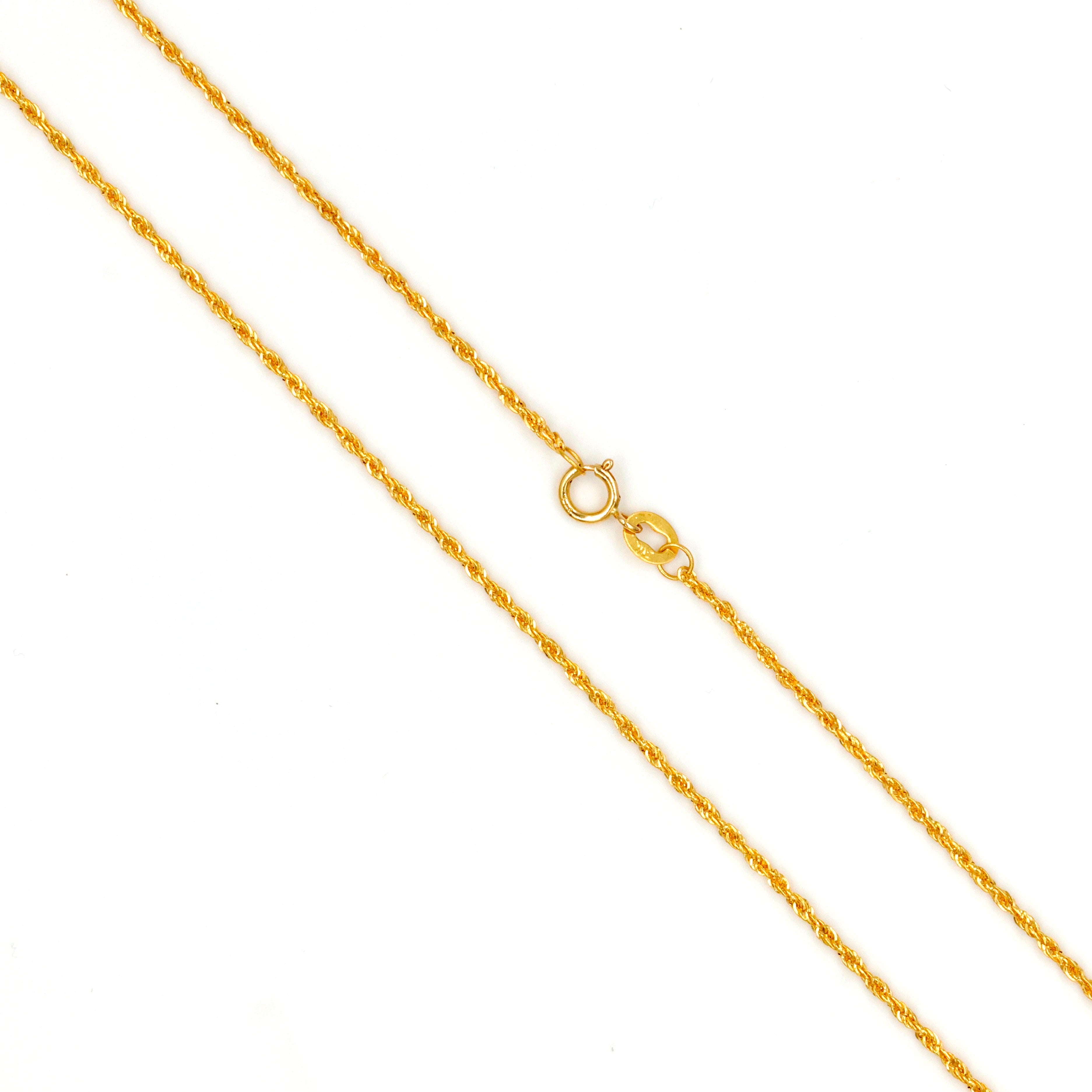 21K Gold Rope Chain – Twisted Elegance & Premium Sophistication