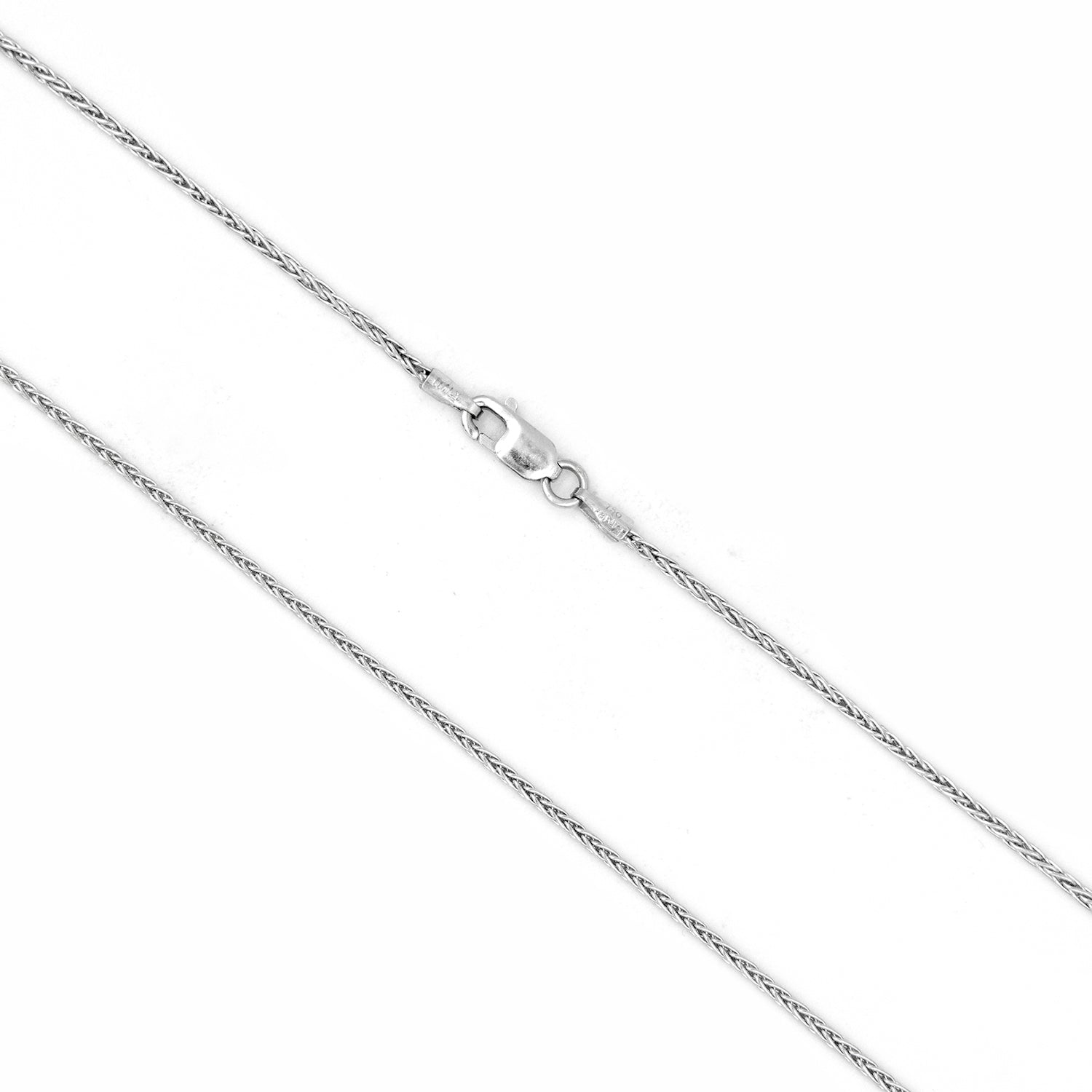 18K White Gold V Chain AFC01703