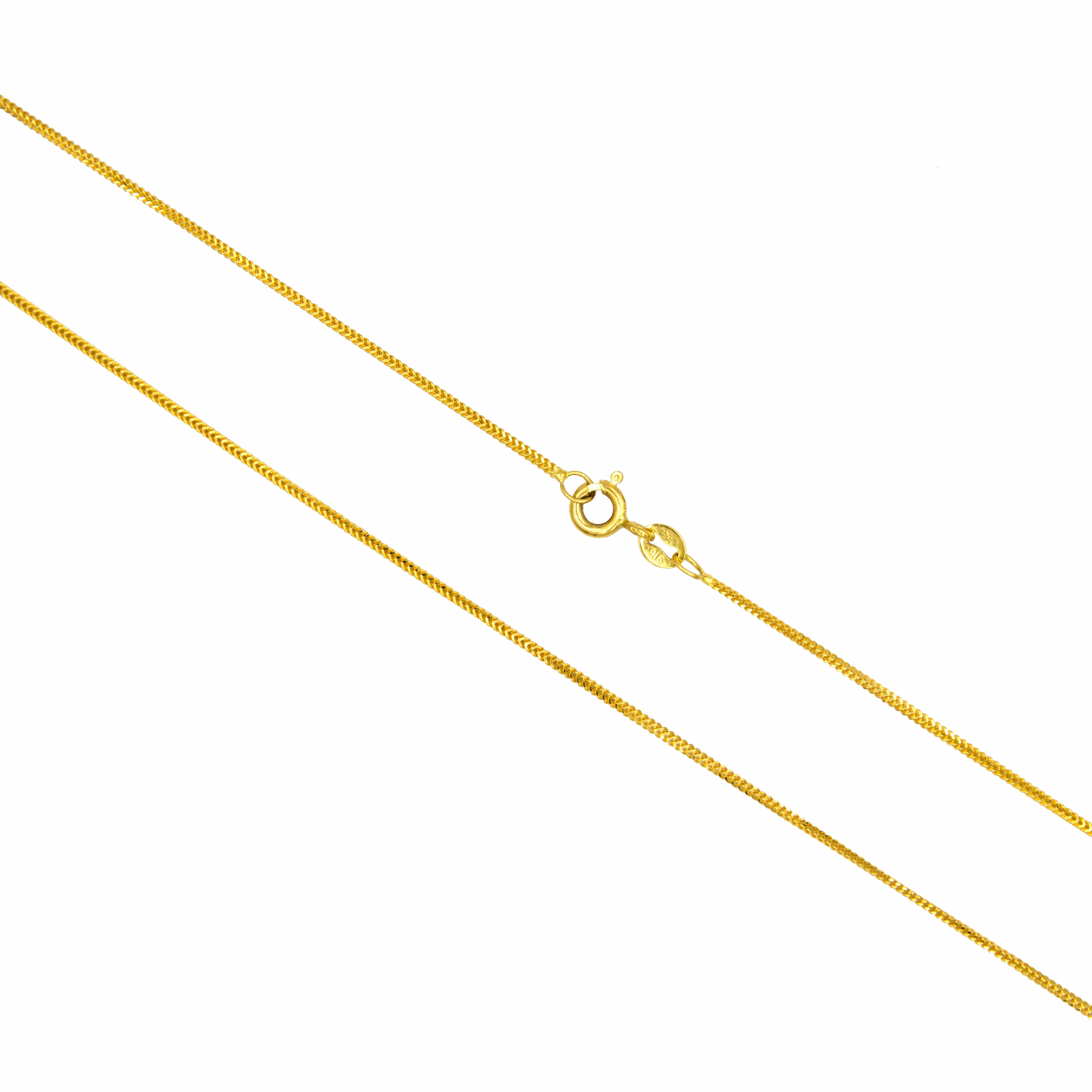 22K Gold V Chain