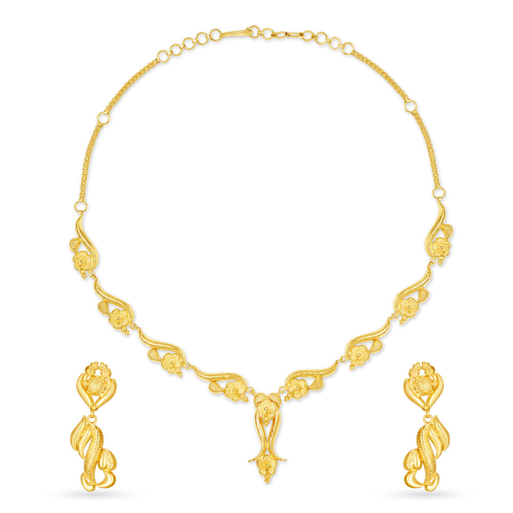 Uranus 18K Yellow Gold Necklace