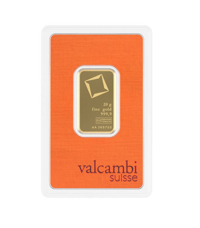 20 gm Valcambi Suisse