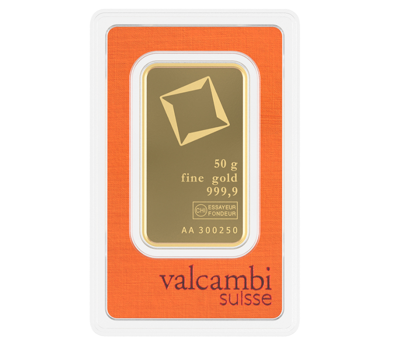 50 gm Valcambi Suisse