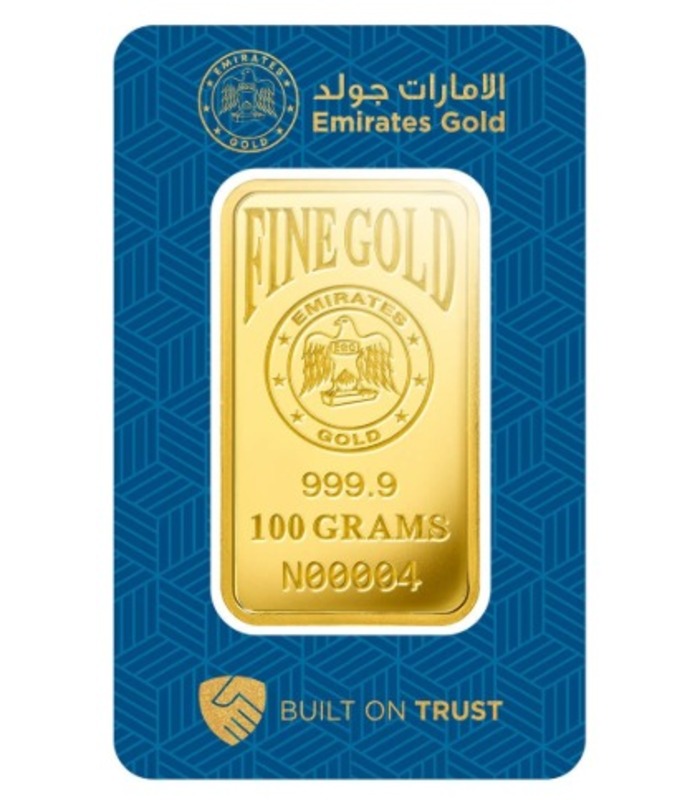 100 Gram Emirates Gold Bar