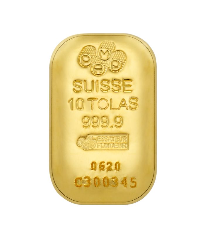 10 Tola PAMP Suisse Gold Bar