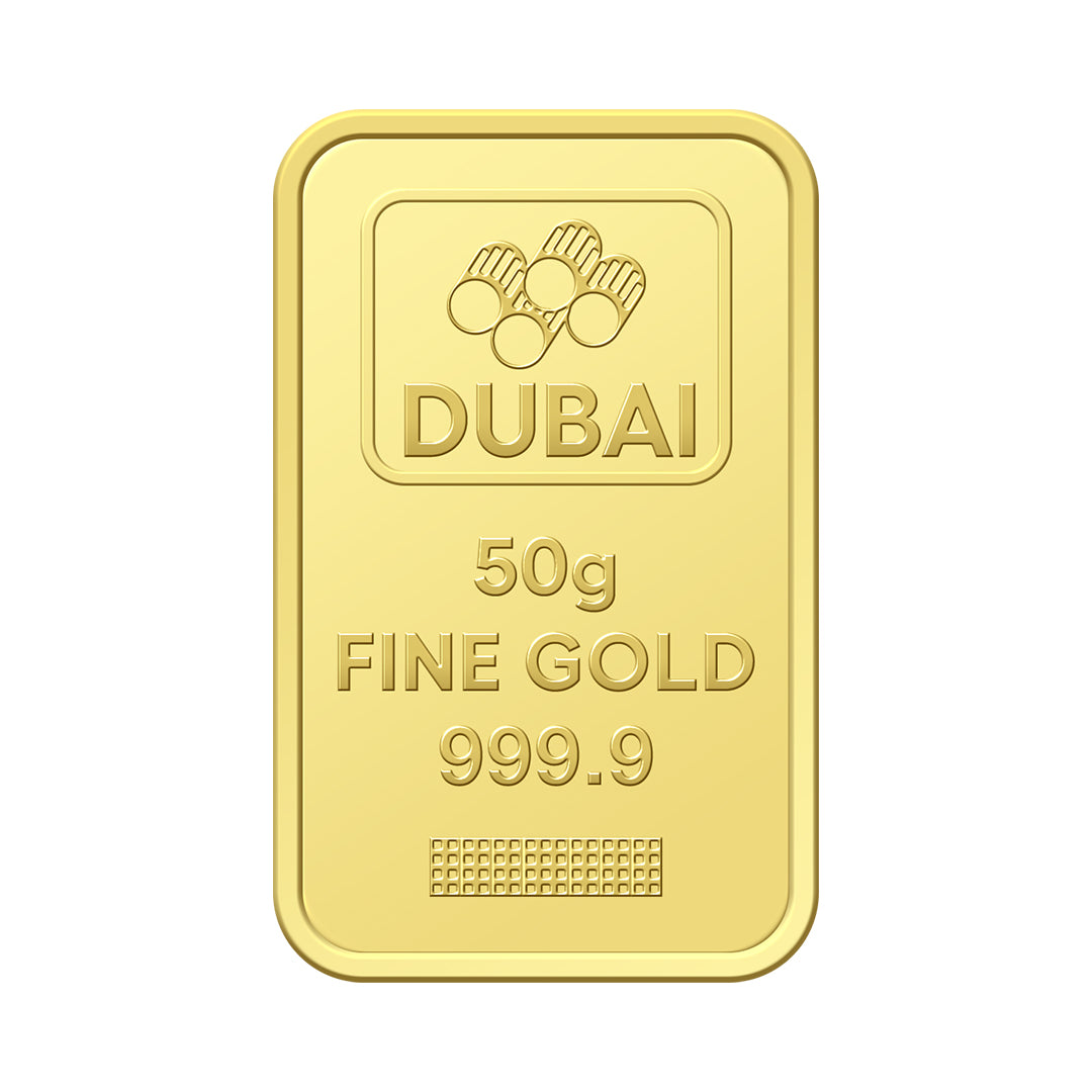 50 Grams Gold Bar 24KT