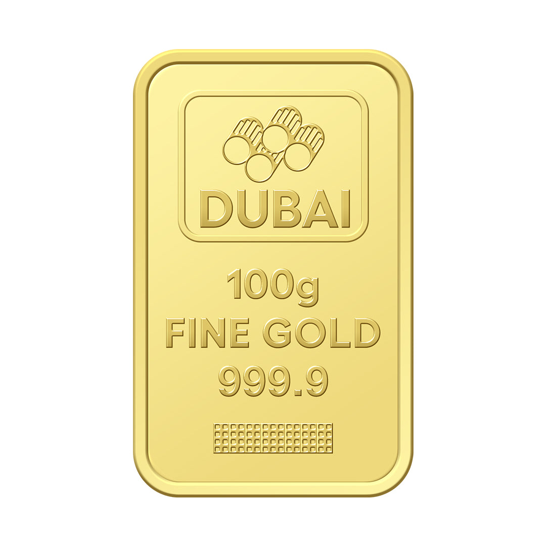 100 Grams Gold Bar 24KT