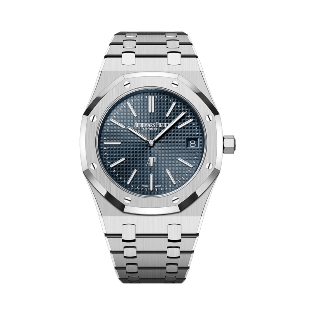 Audemars Piguet 16202ST.OO.1240ST.02 Royal Oak Jumbo Extra-Thin Blue Dial 39mm Mens Watch
