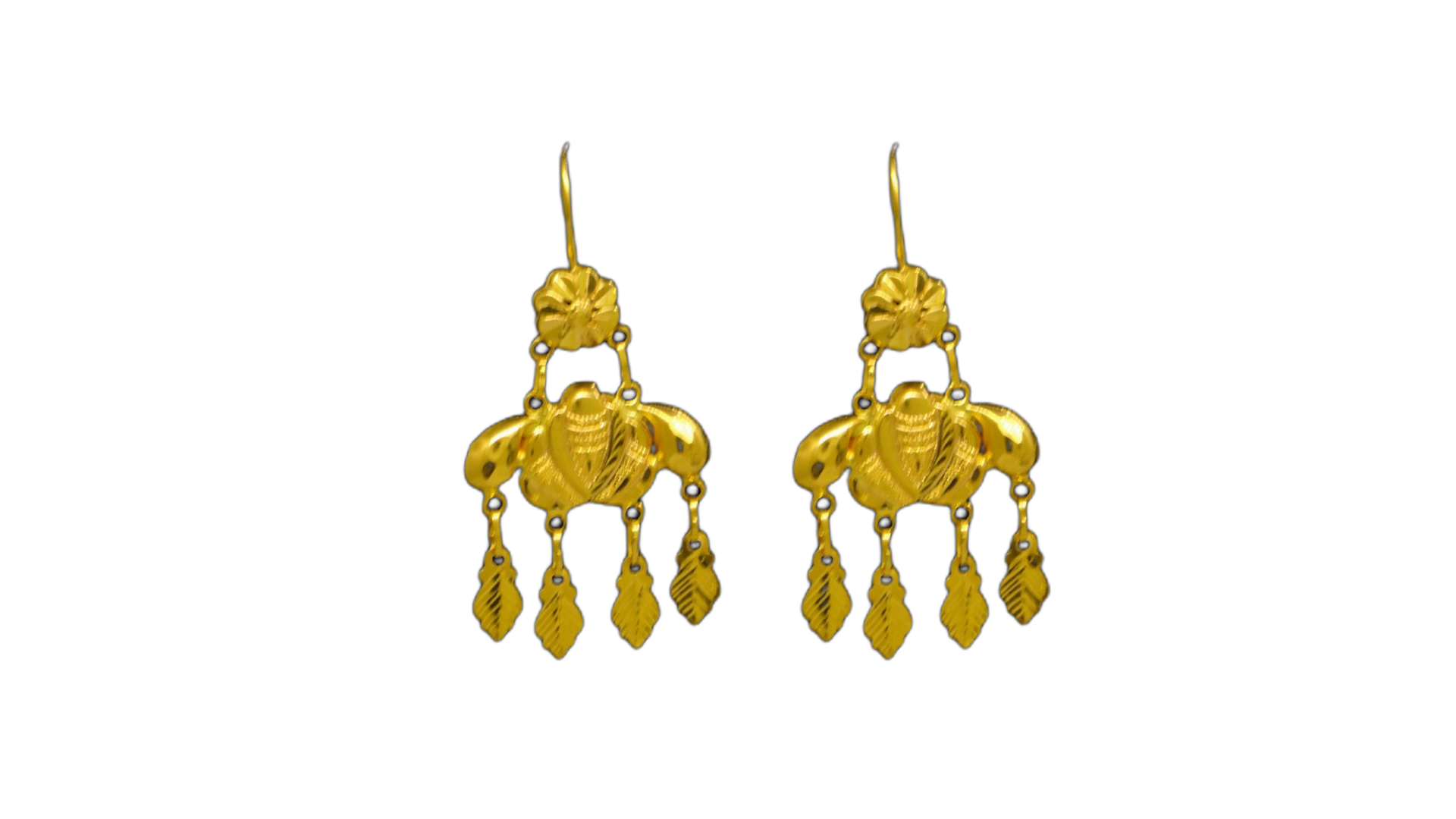 21K Gold Earrings