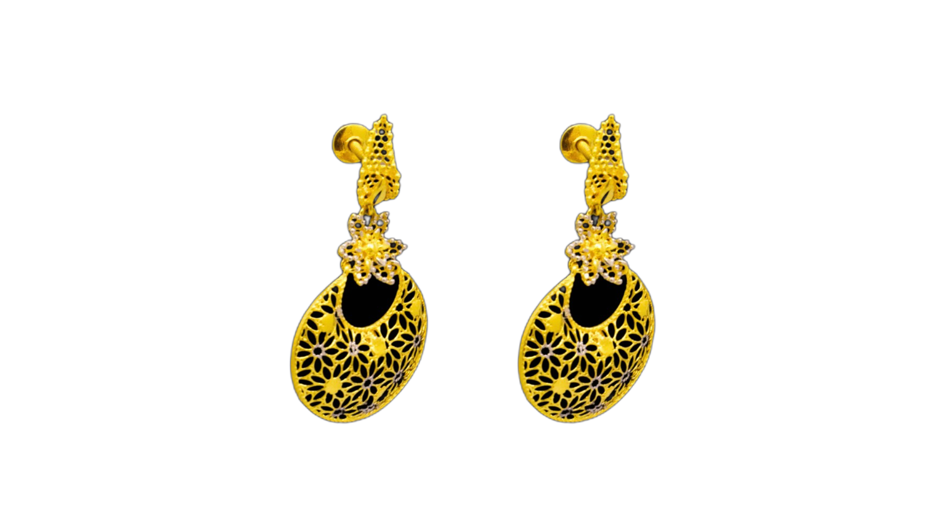 22K Gold Earrings