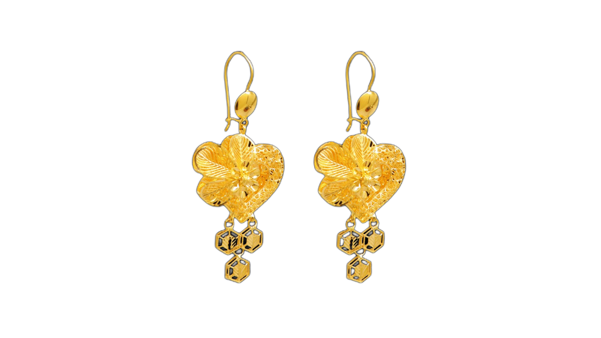 21K Gold Earrings