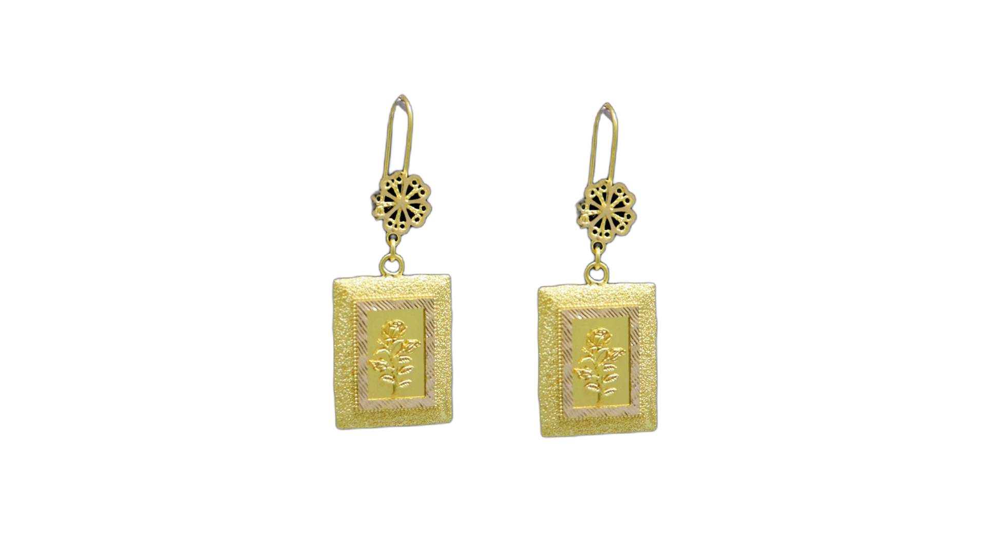 21K Gold Earrings