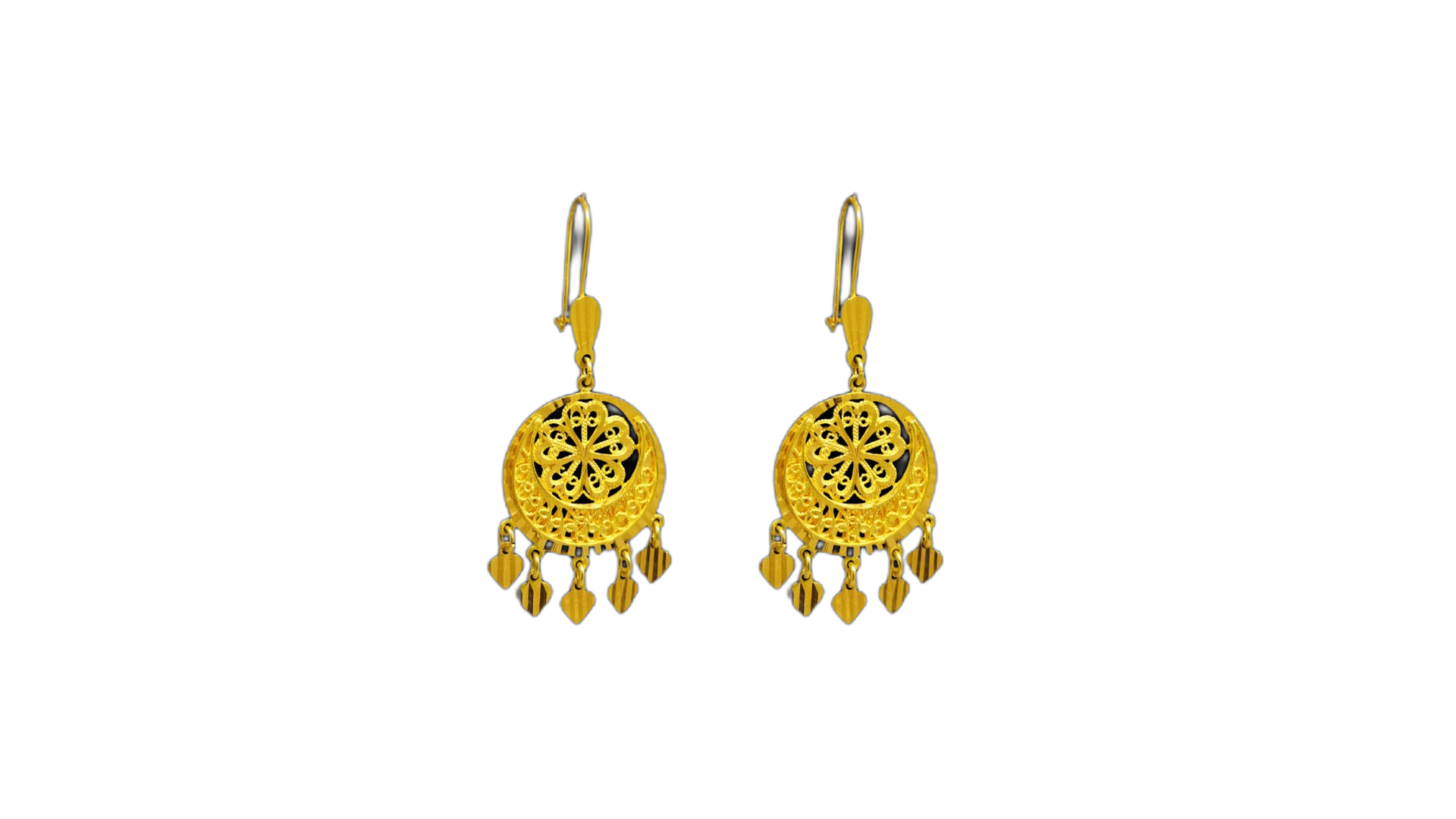 21K Gold Earrings