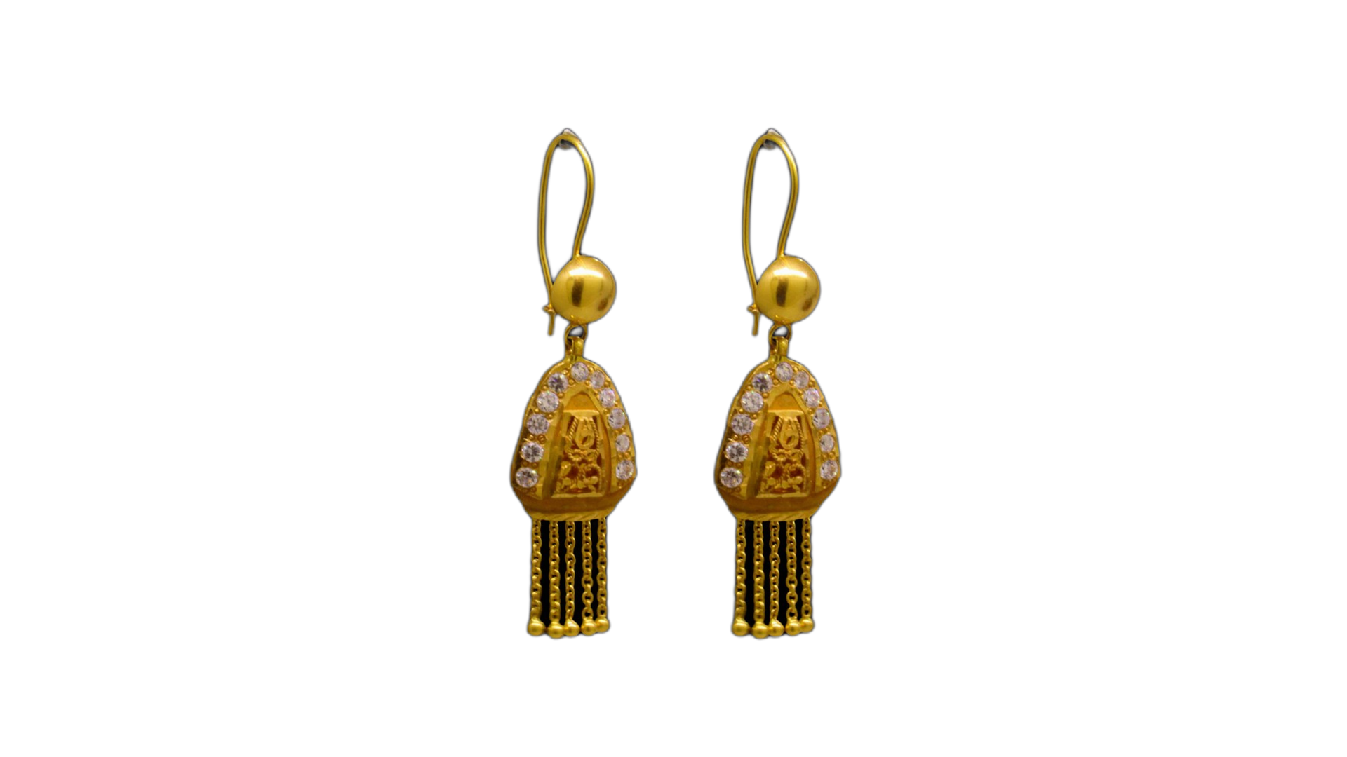 21K Gold Earrings