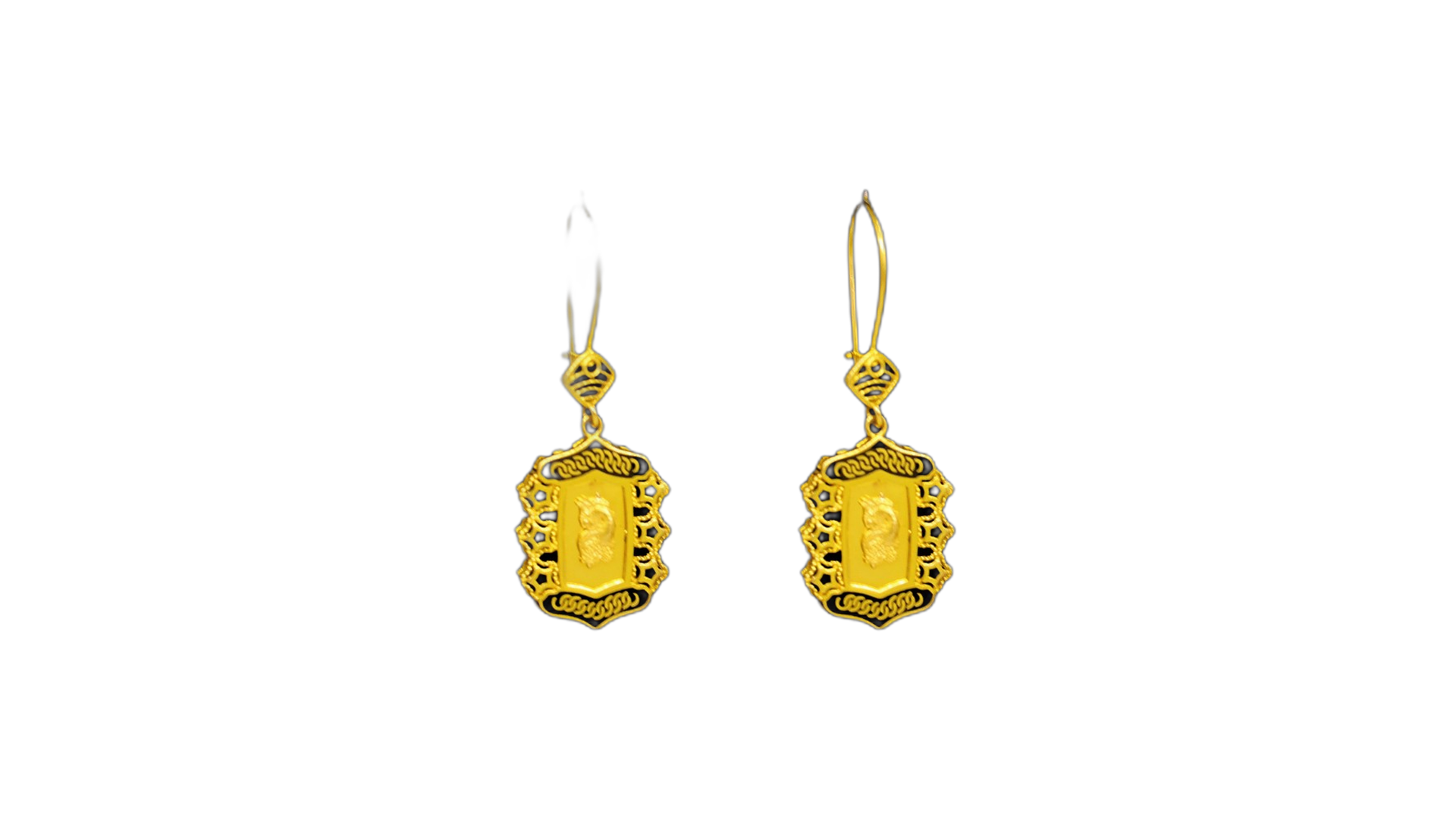21K Gold Earrings